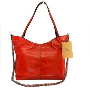 Patricia Nash Leather Brynne Shoulder Bag  0139